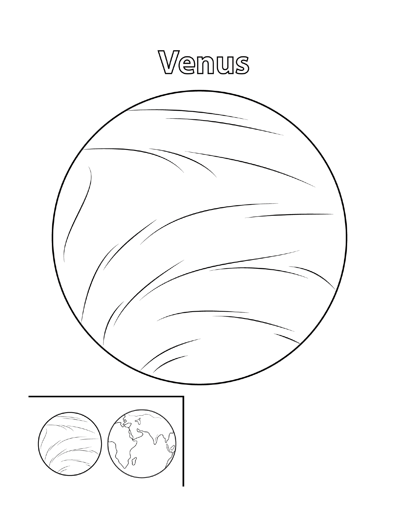  Planeta Vênus no espaço 