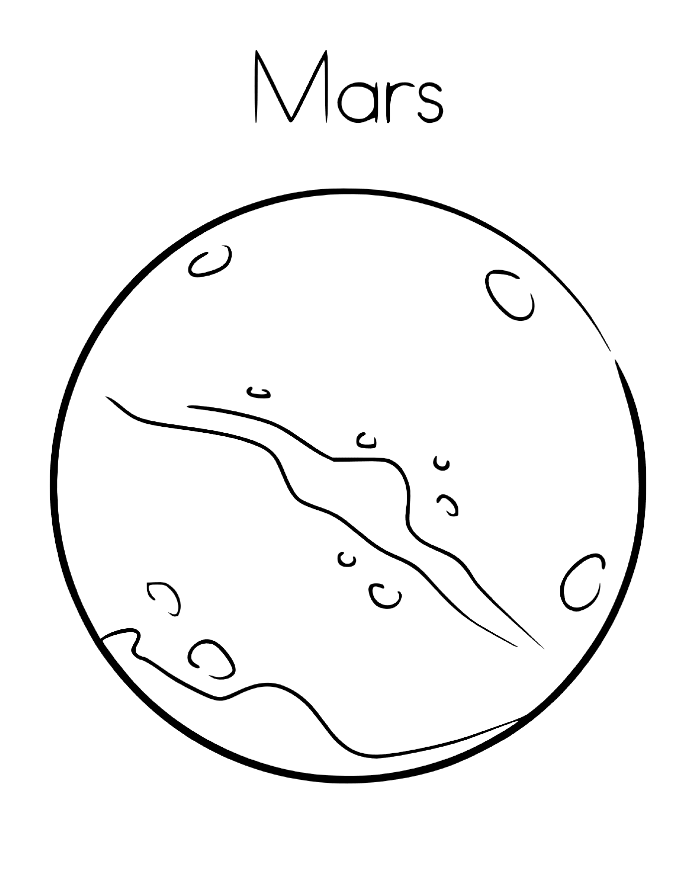  Planeta Marte com suas crateras 