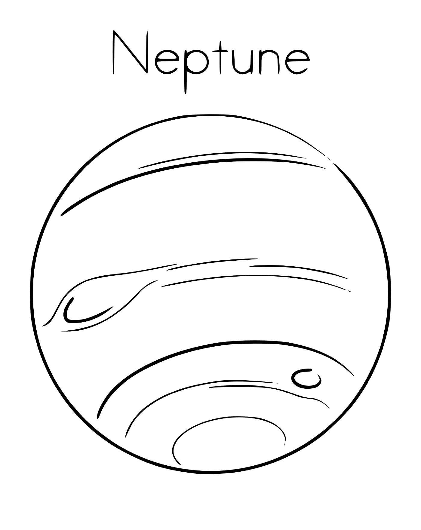 Planeta Netuno no espaço 