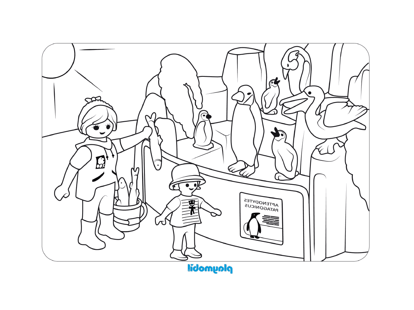 Muitos pinguins nesta cena de Playmobil 