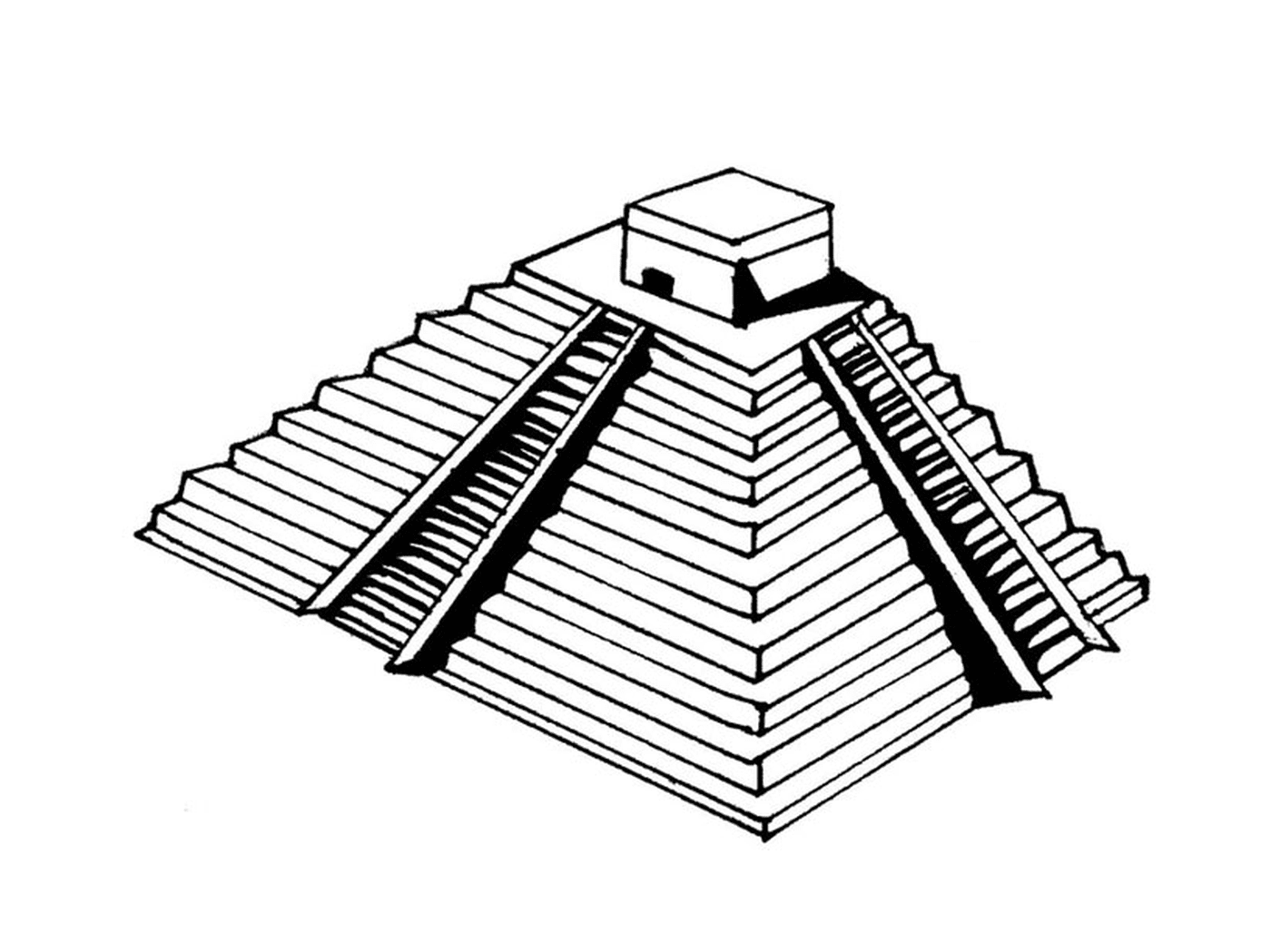  Pirâmide com uma plataforma 