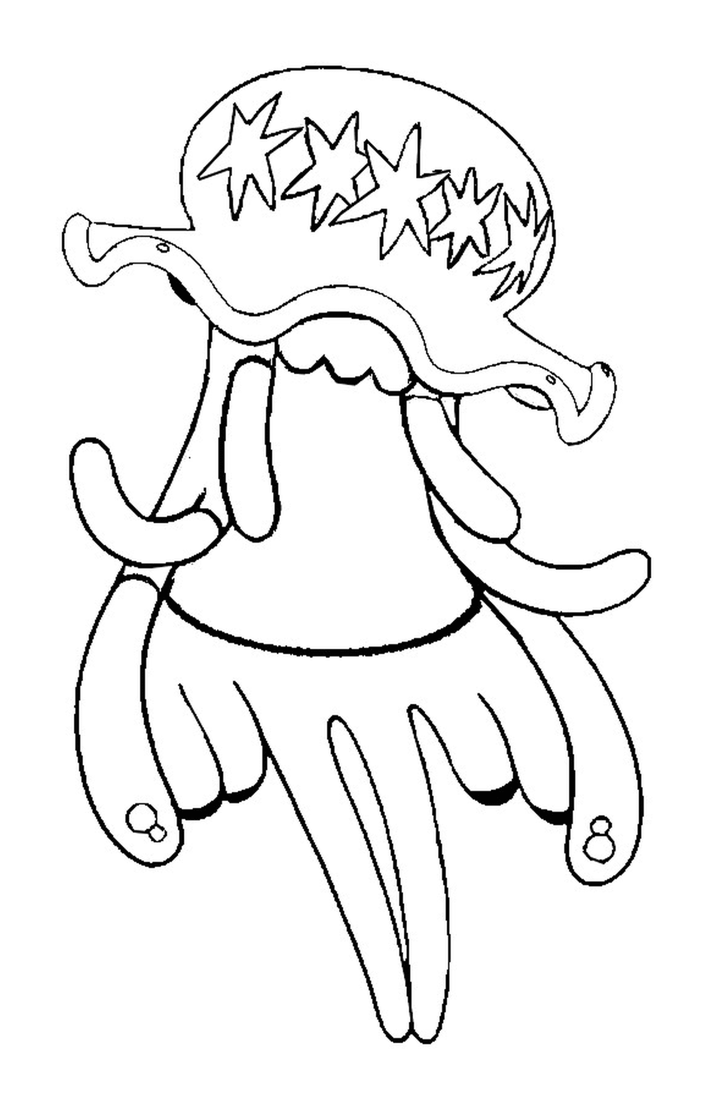  UB 01,长长的触角章鱼 