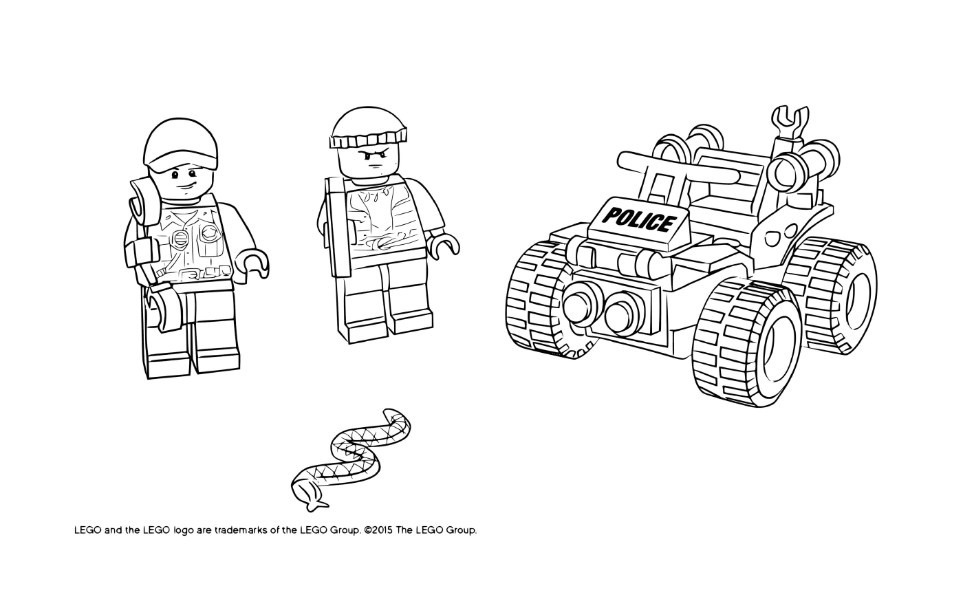 Lego City ATV Patrulha 