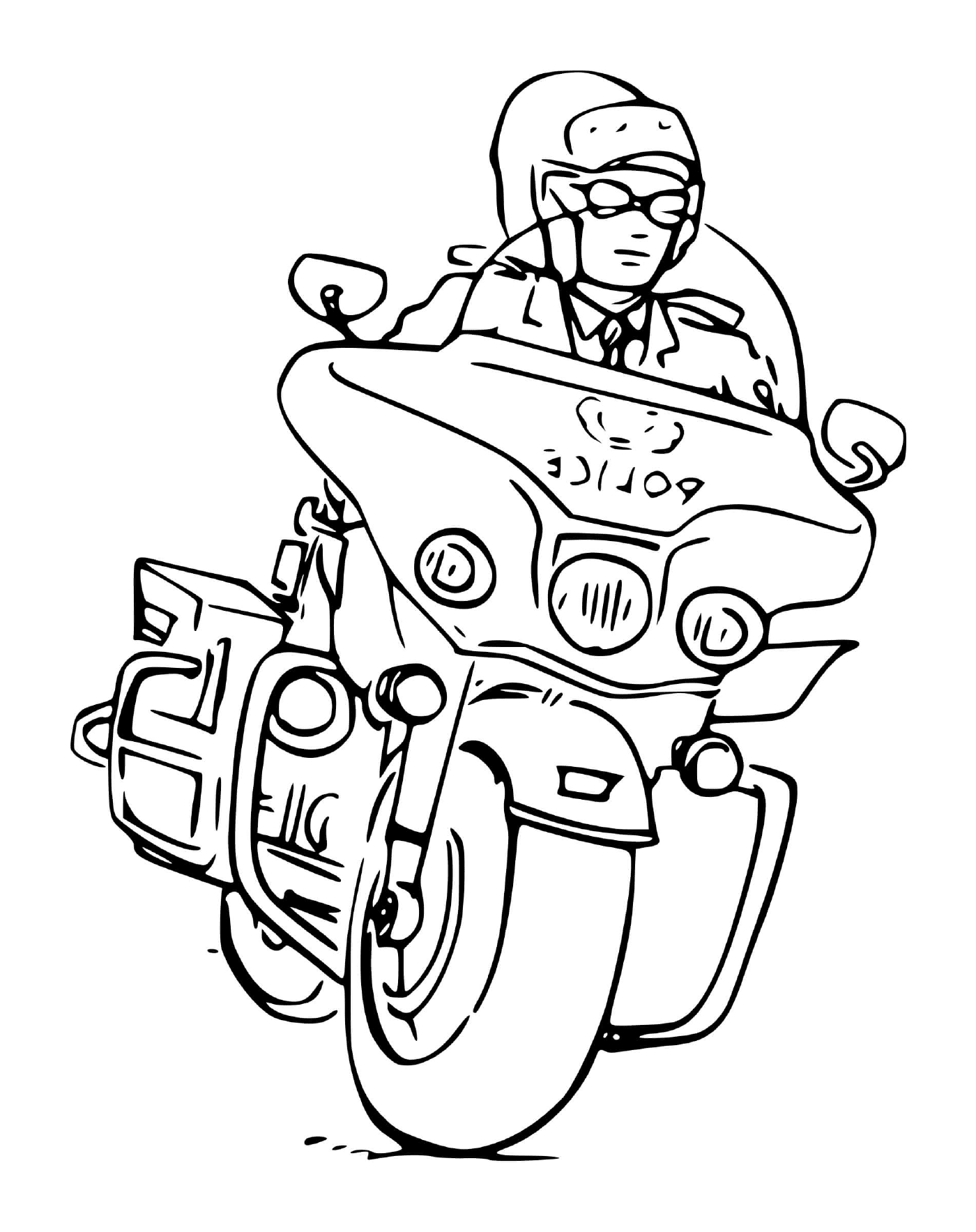  警察摩托车 