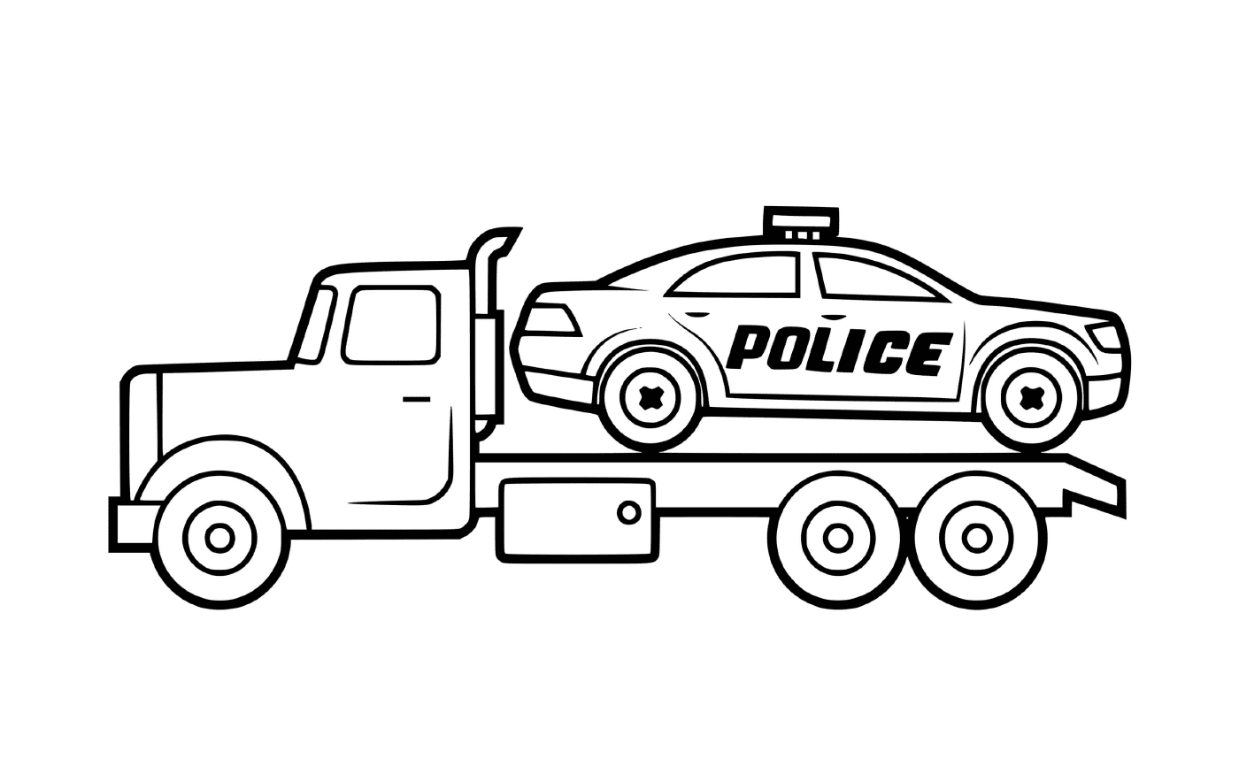 carro reboque polícia 