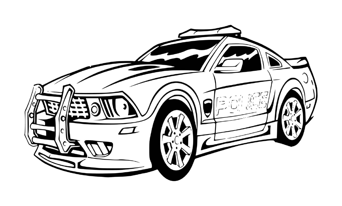  Ford Mustang Sports carro de polícia 
