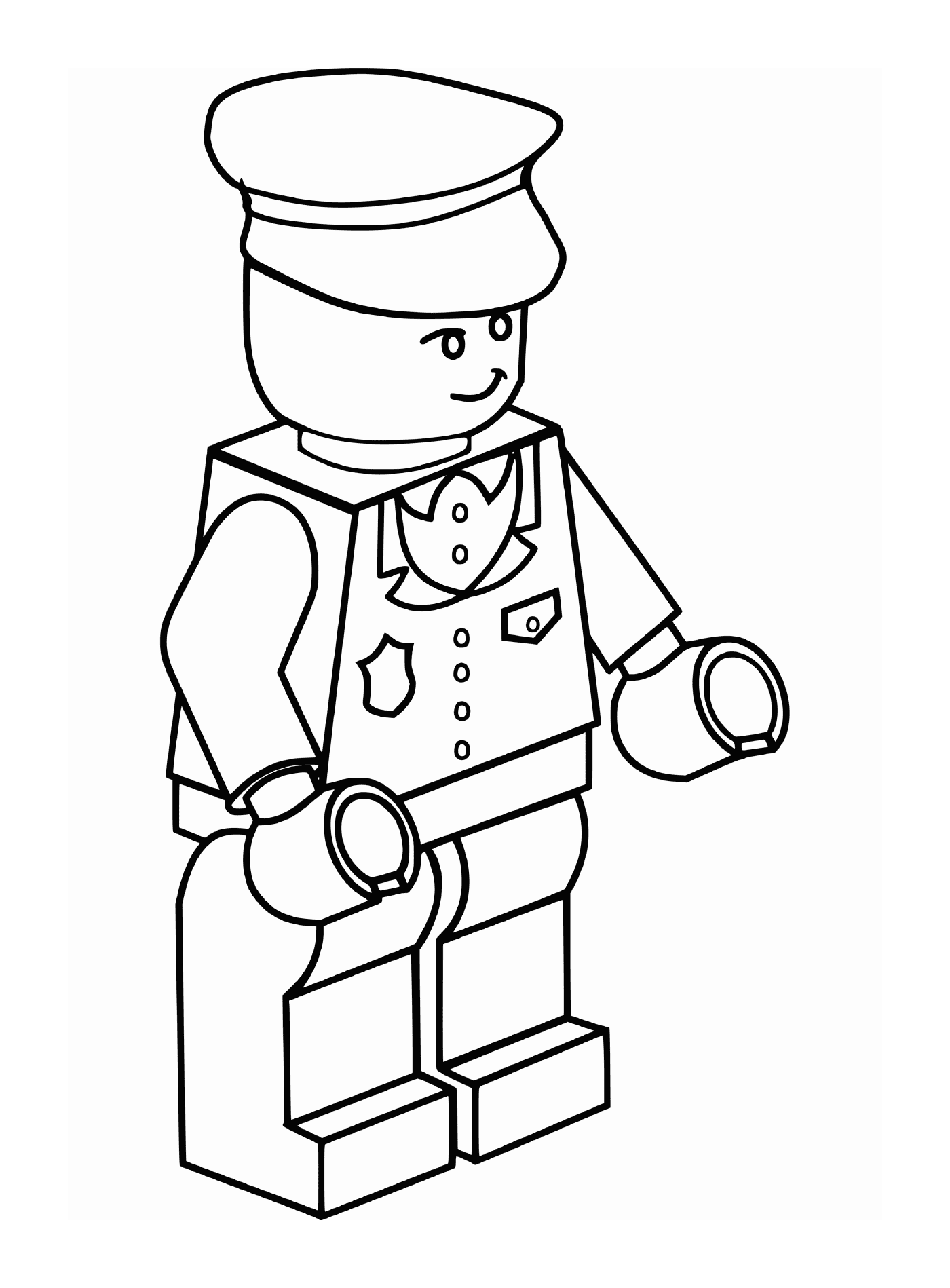  Homem policial Lego masculino 