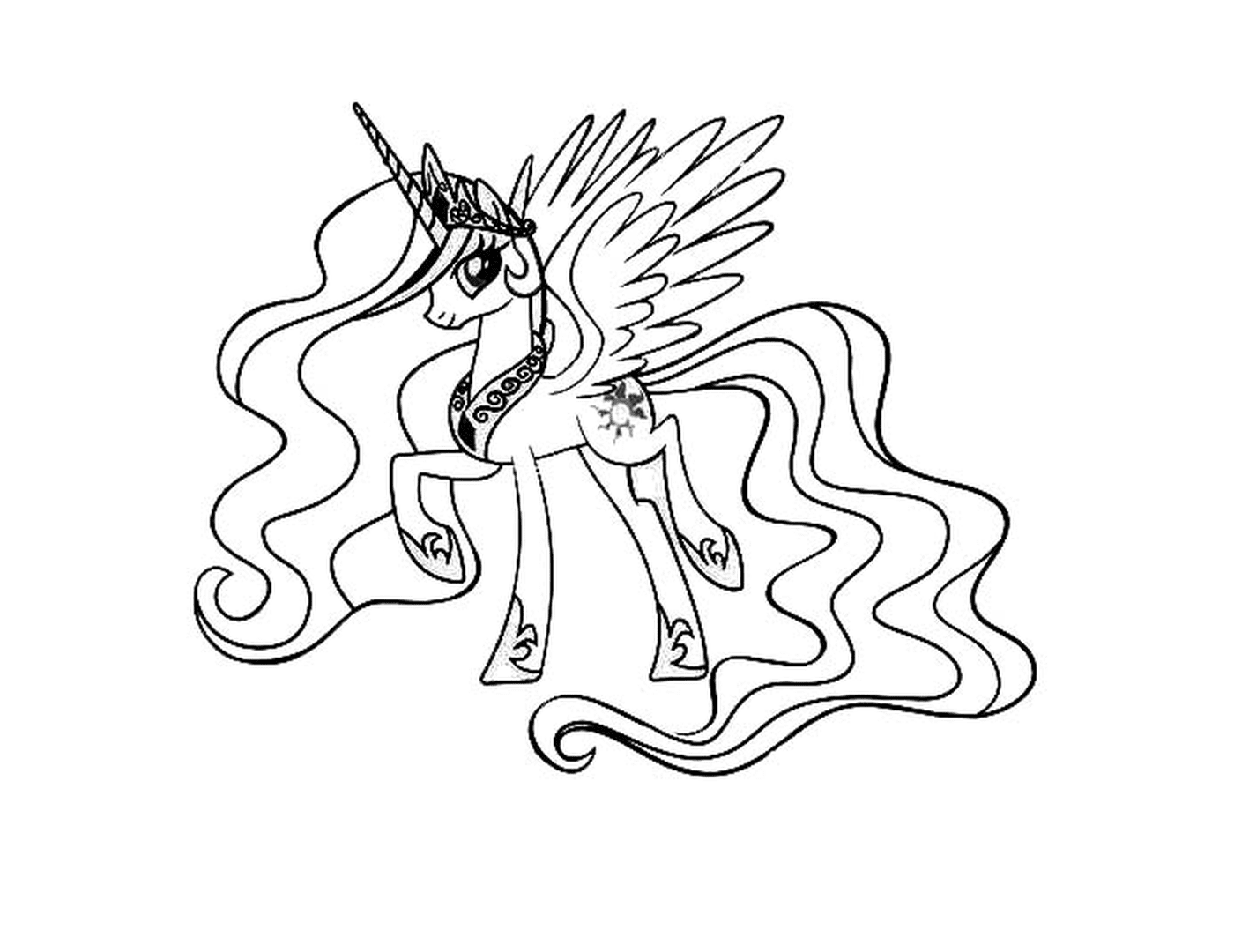  My Little Pony, Princesa Celestia majestosa 