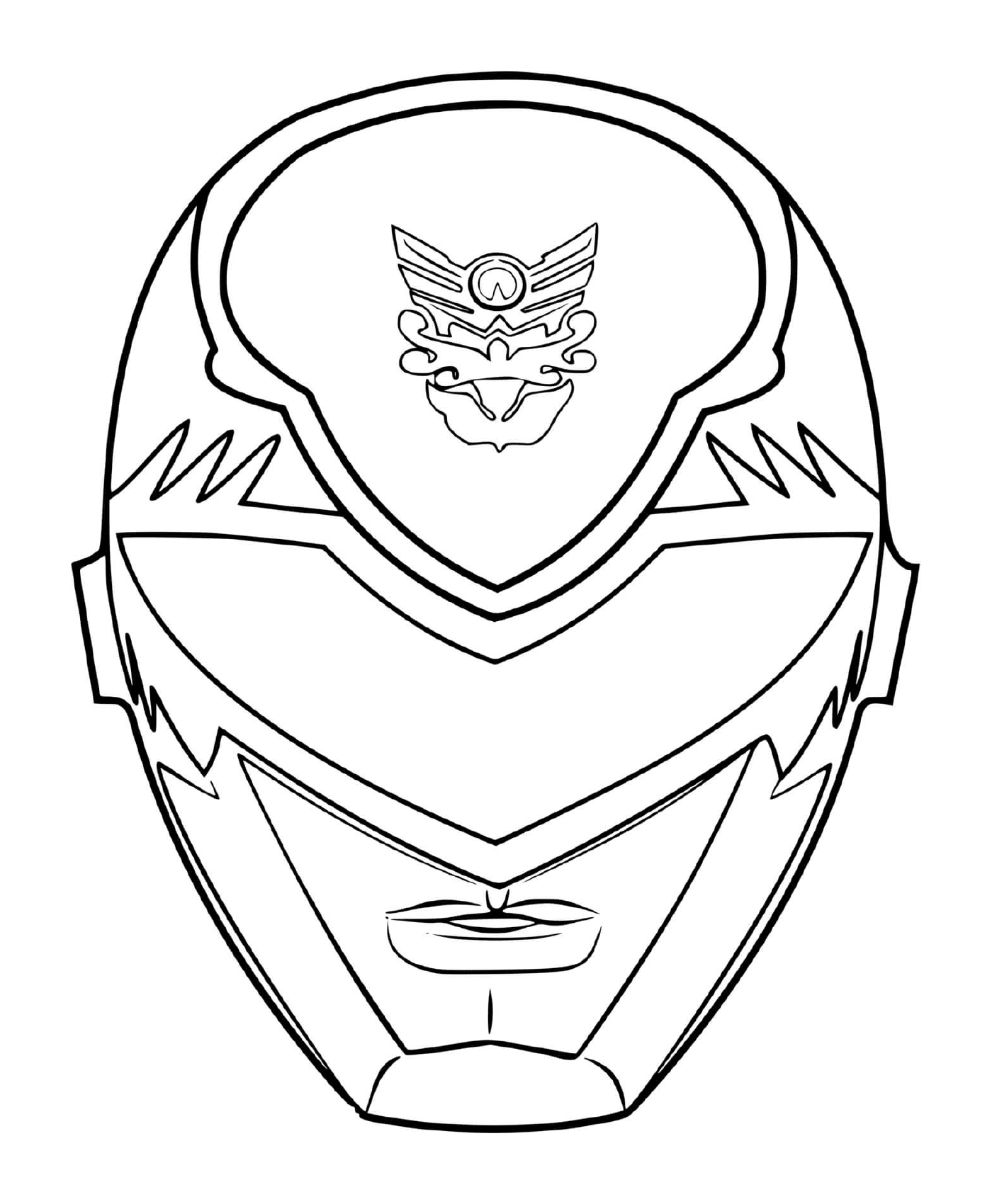  Power Rangers Máscara de Aço Ninja 