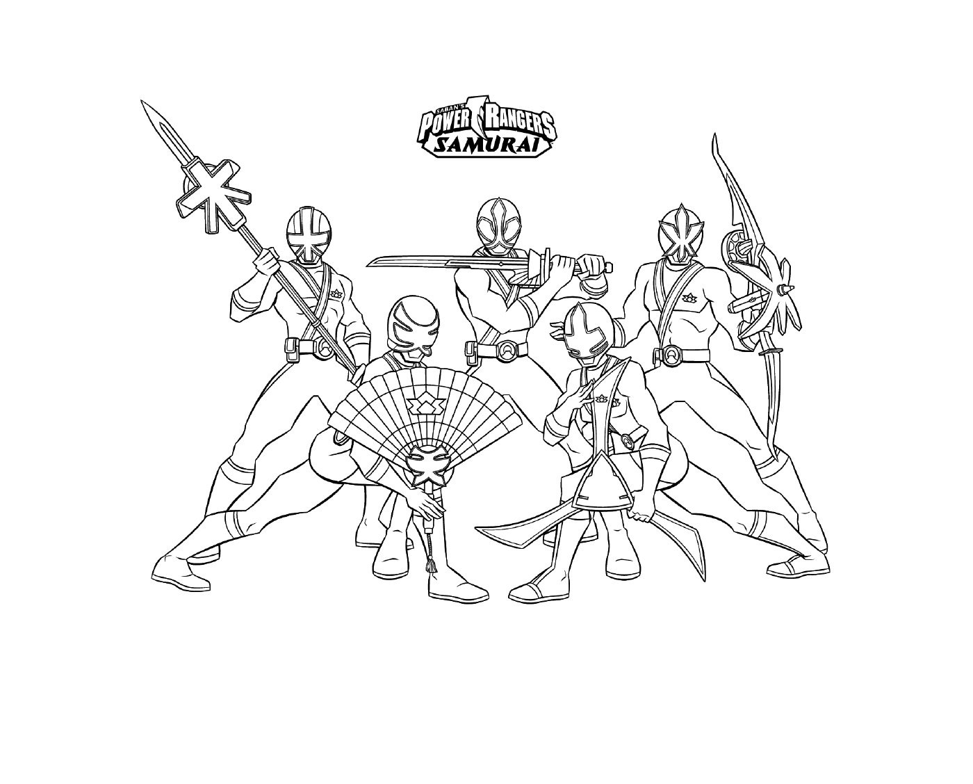  Equipe de Power Rangers Samurai 