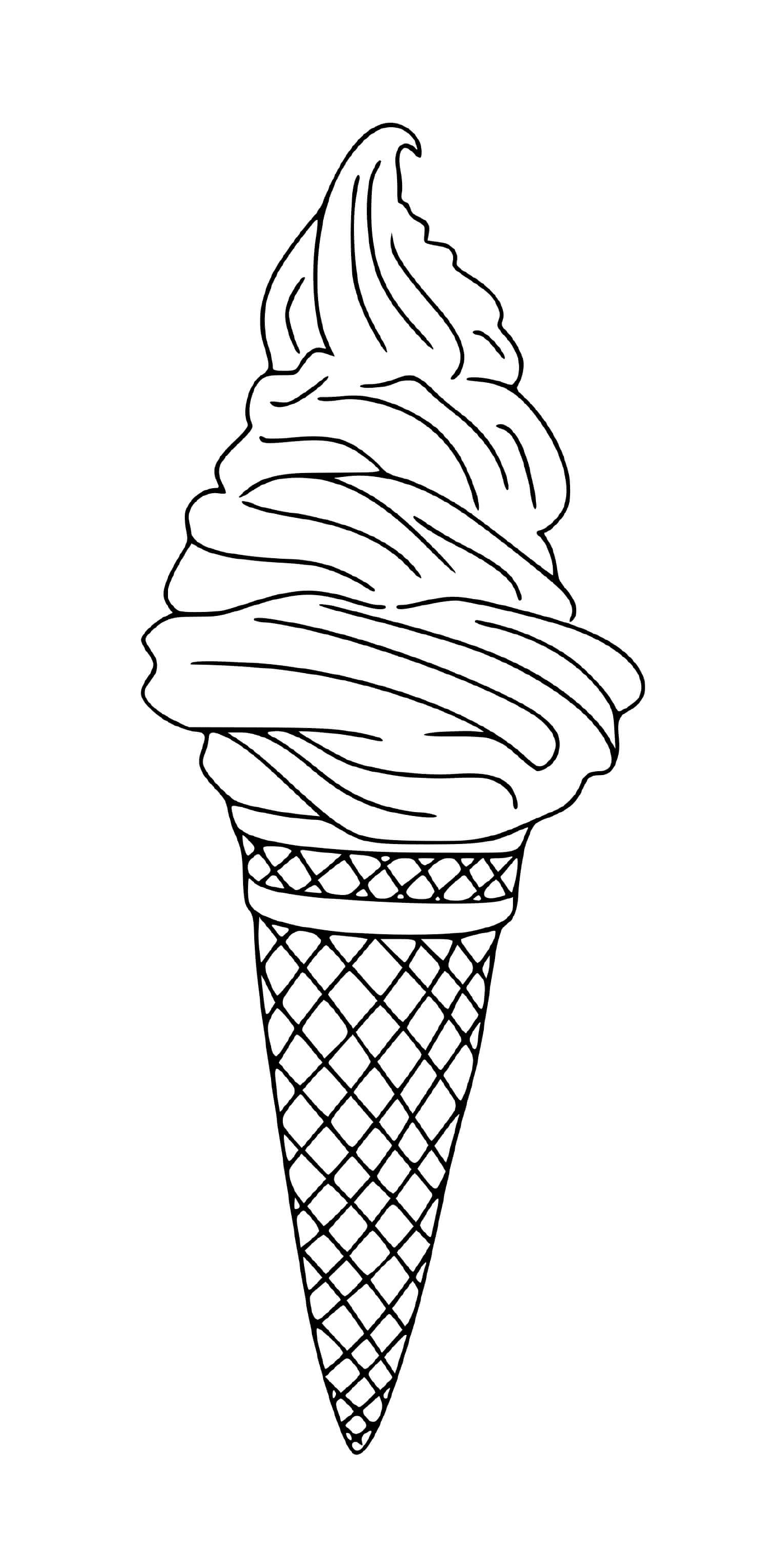  开胃食用冰淇淋椰子网(Ice Cream Cornet) 