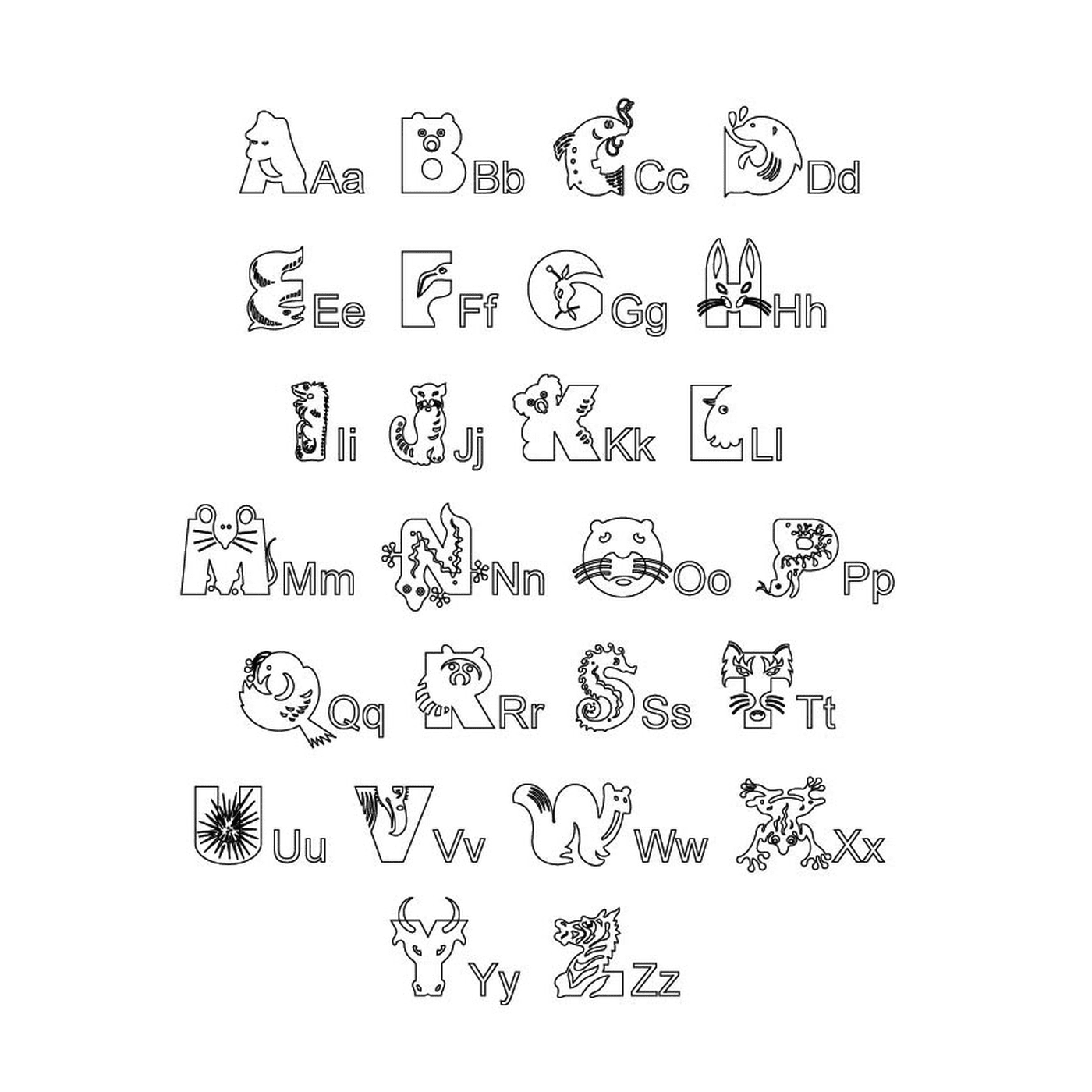  儿童字母法 