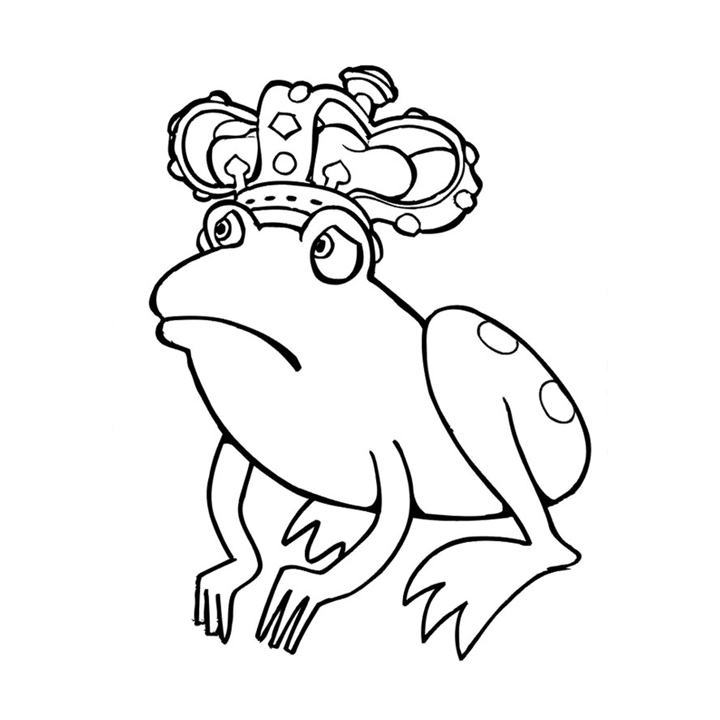  带着皇冠的青蛙 