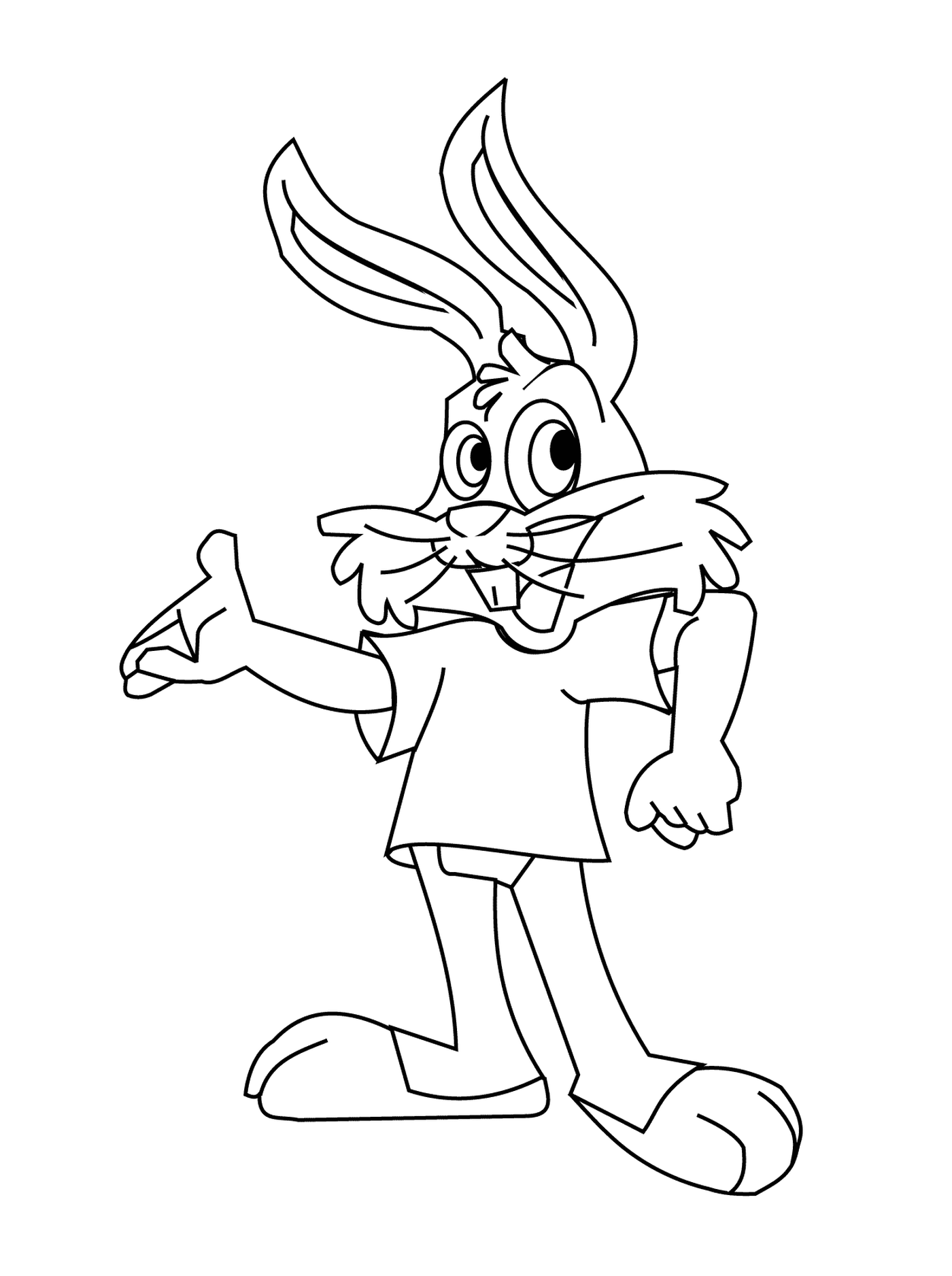  Coelho ensinando como Bugs Bunny 