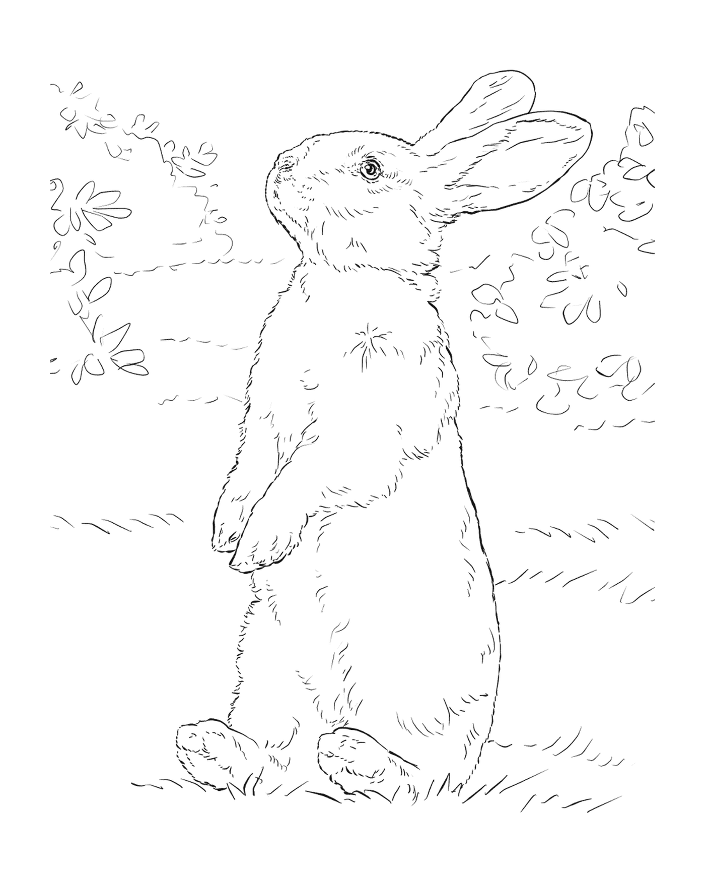  animais de coelho realistas 