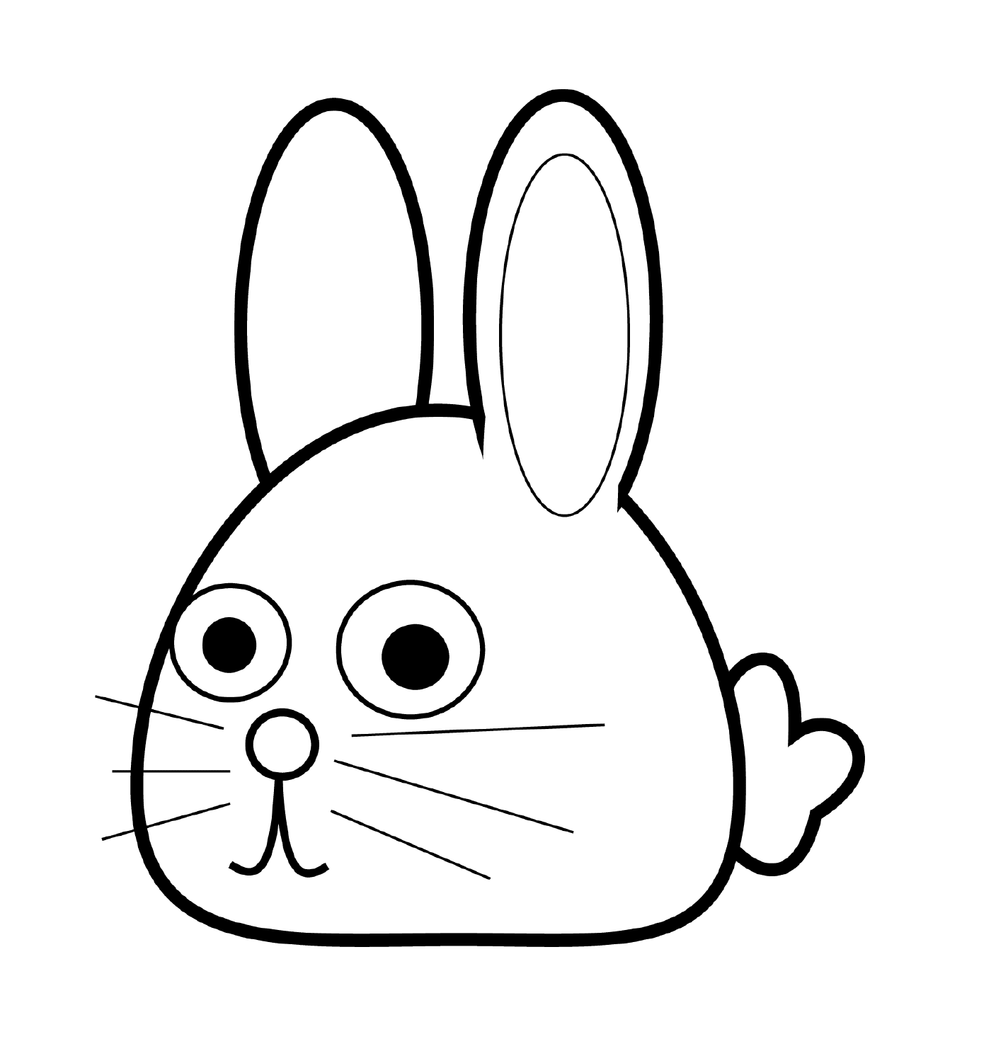  兔子头 可爱可爱的Kawaii 