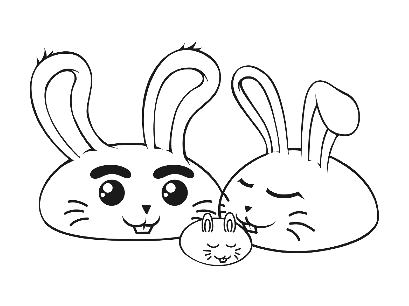  兔子Kawaii家庭 