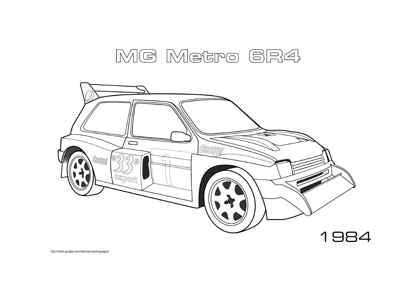 1984 MG Metro 6r4 
