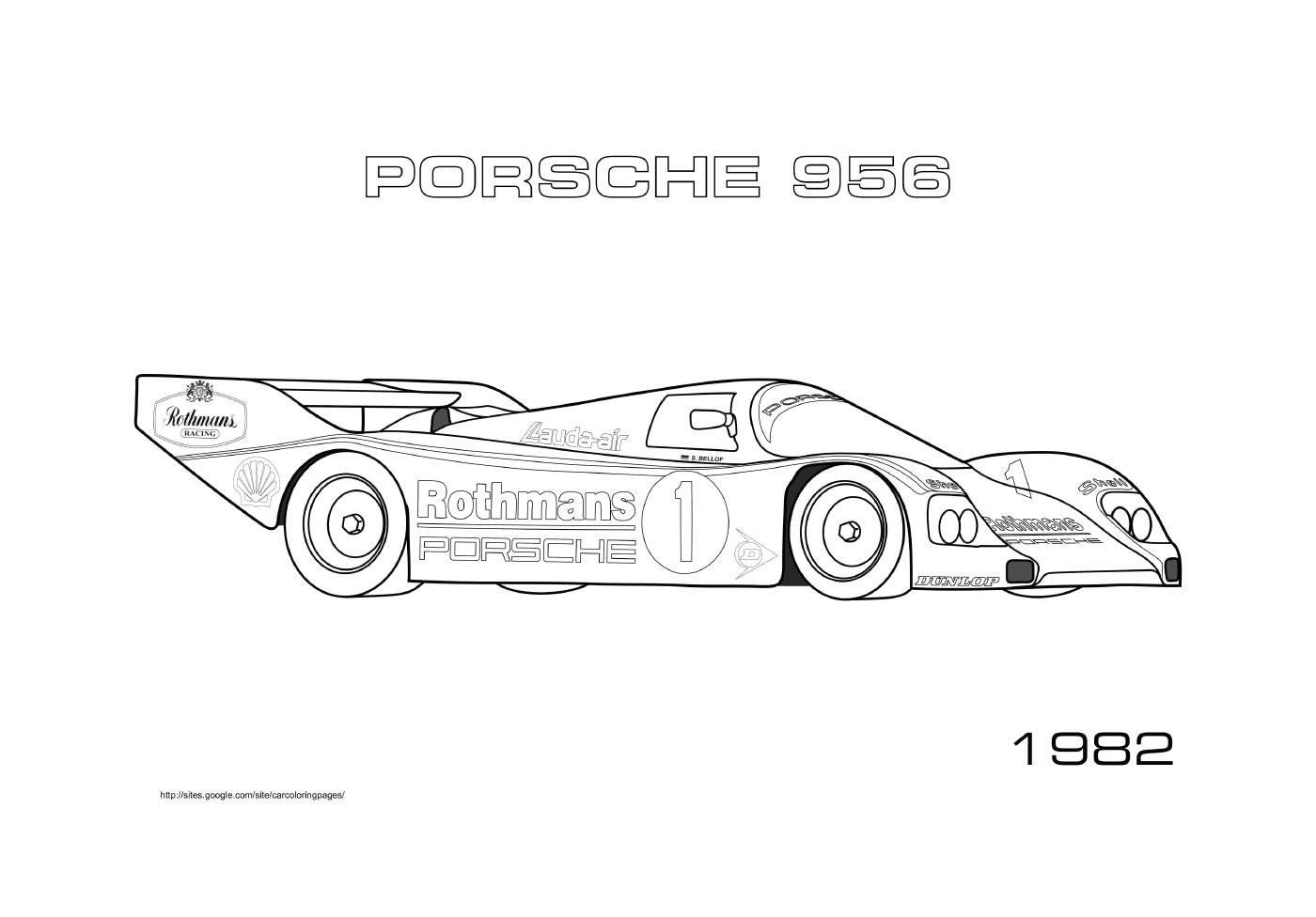  Porsche 956 1982 Porsche 956 