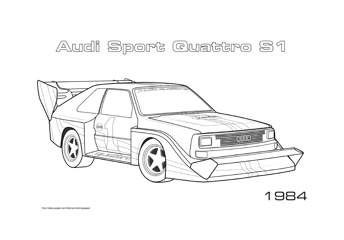  1984 Audi Sport Quattro S1 