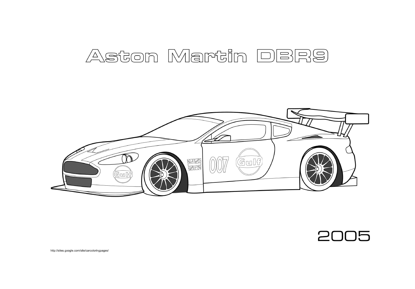  Aston Martin Dbr9 de 2005 