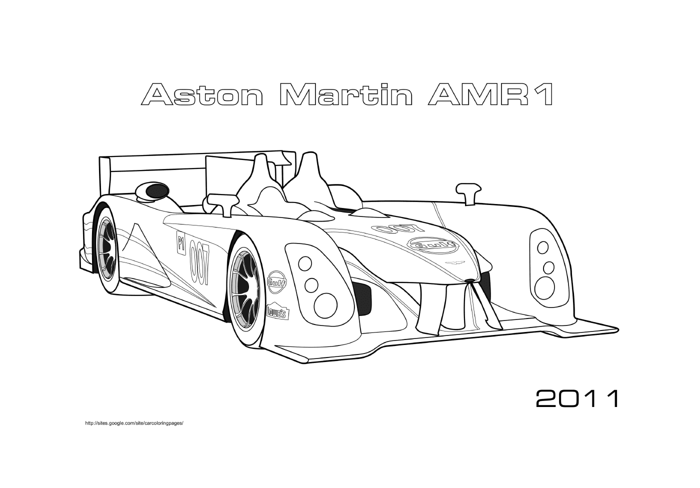  Aston Martin Amr1 de 2011 