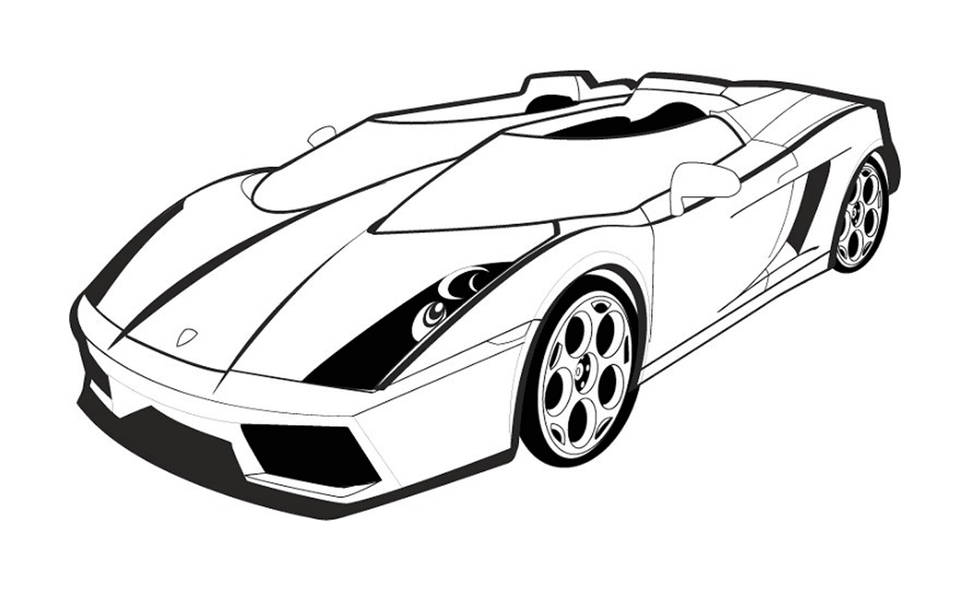  Lamborghini carro de corrida 