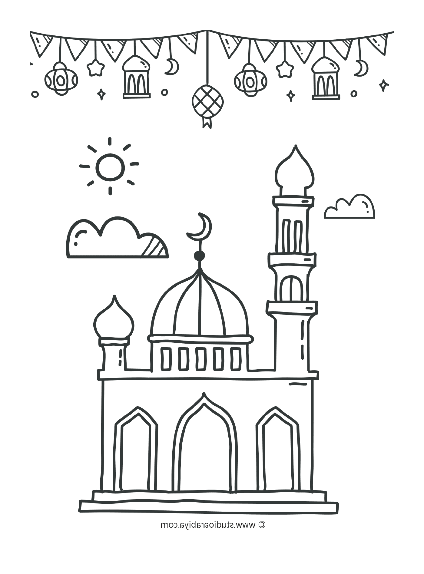  Ramadan, mesquita iluminada 