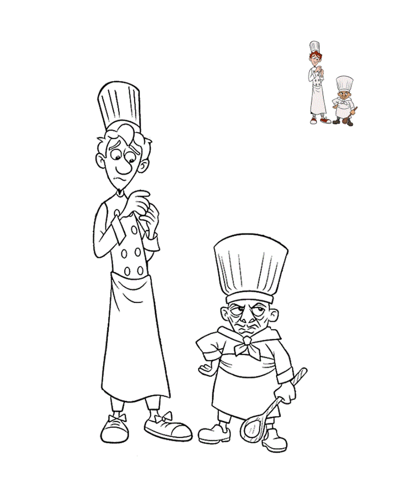  Alfredo e Skinner, cozinha cativante 