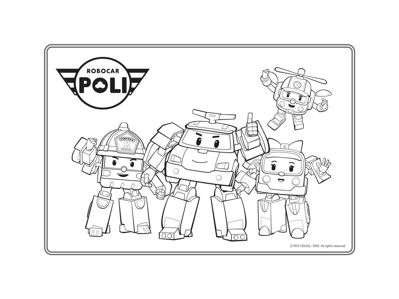  Personagens Robocar Poli 