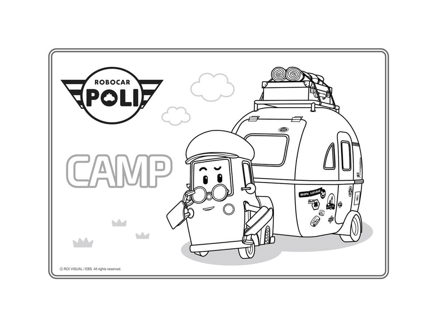  Camping em Robocar Poli 