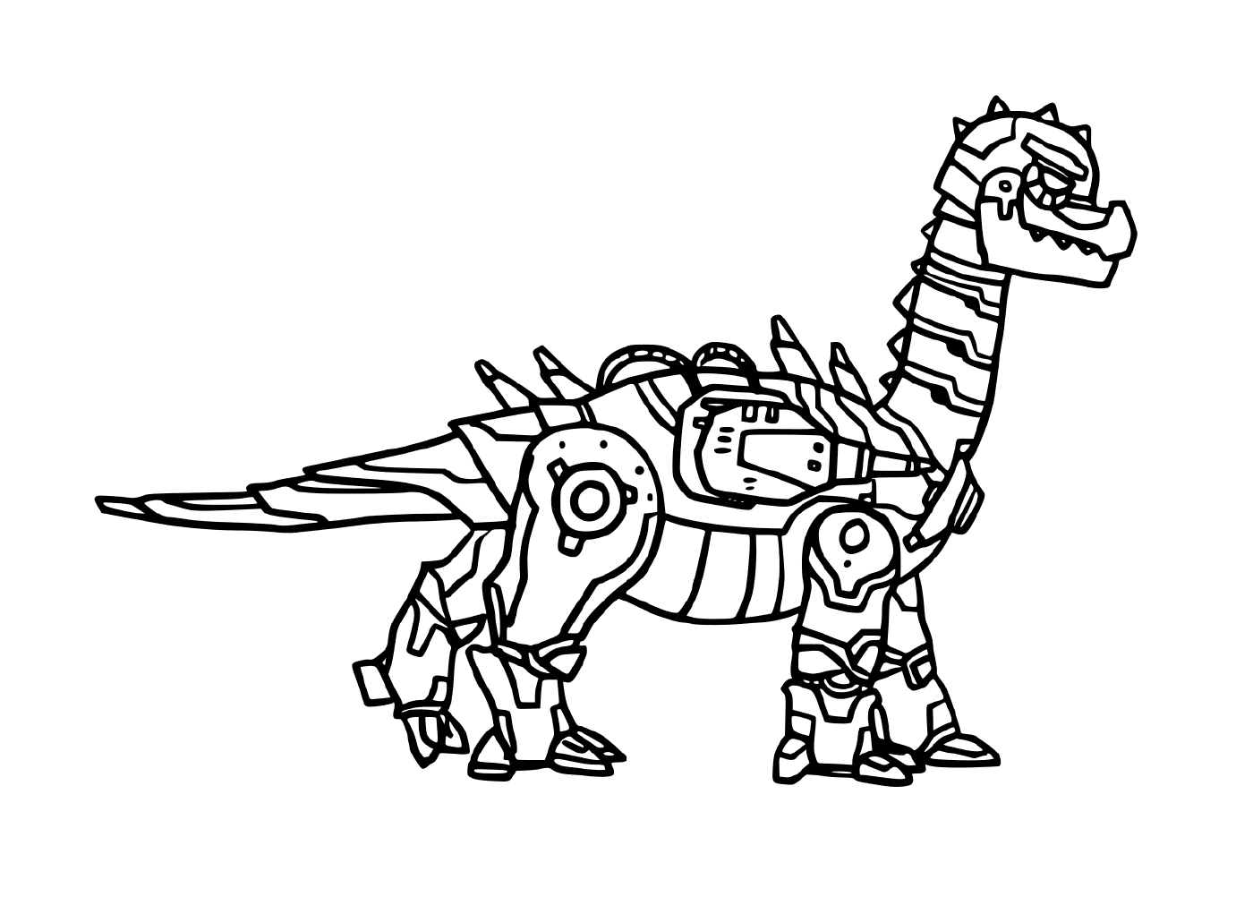  Plateosaur, 恐龙机器人 