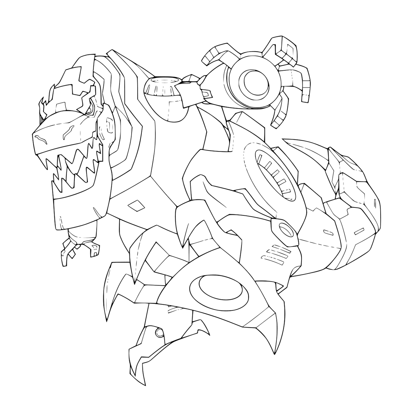  Grimlock, robô de dinossauro Transformers 