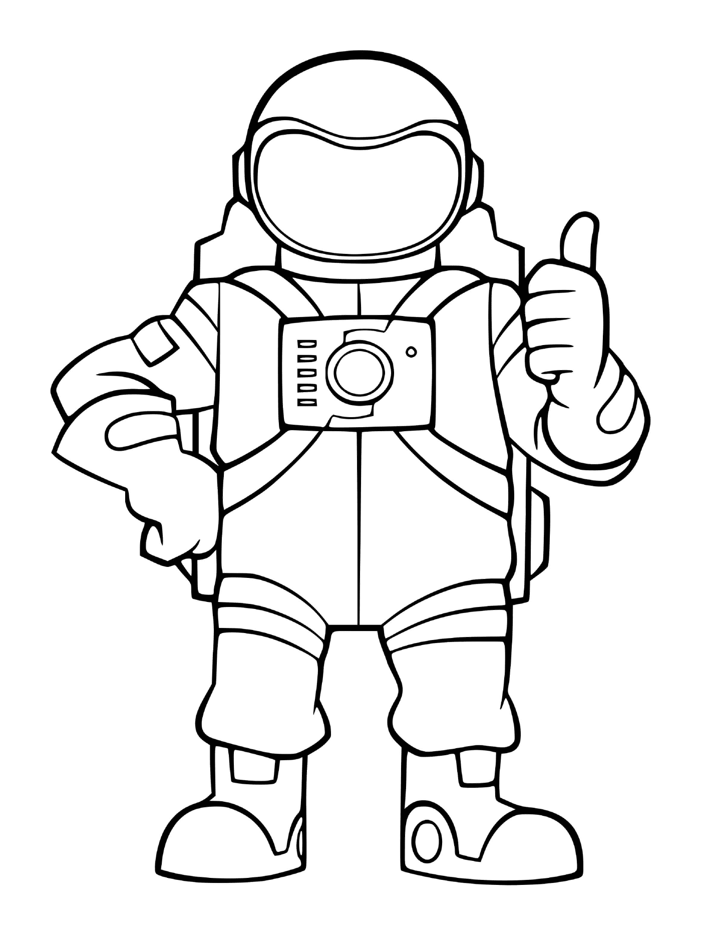  Astronauta no espaço 