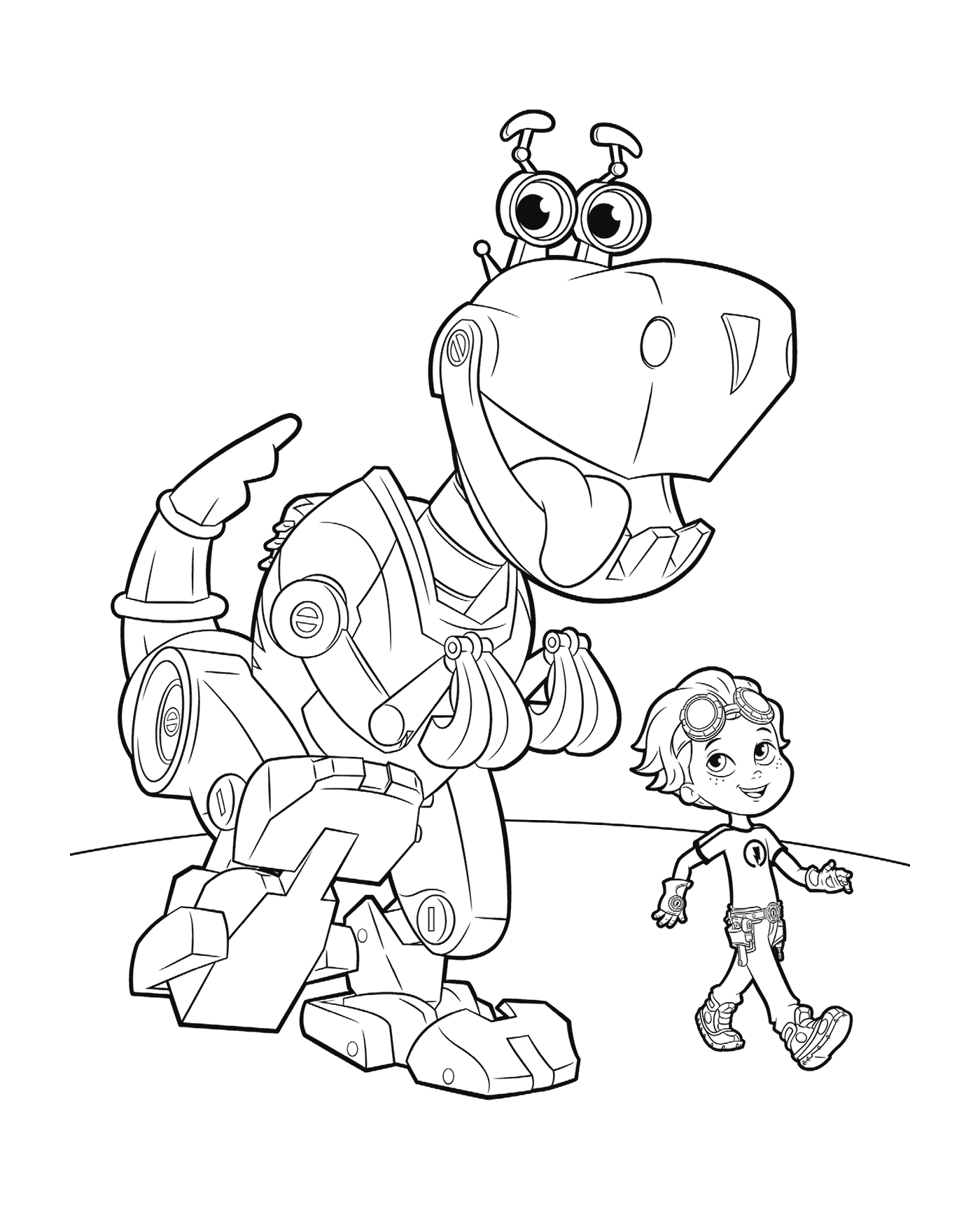  Rusty Rivets的男孩和机器人 