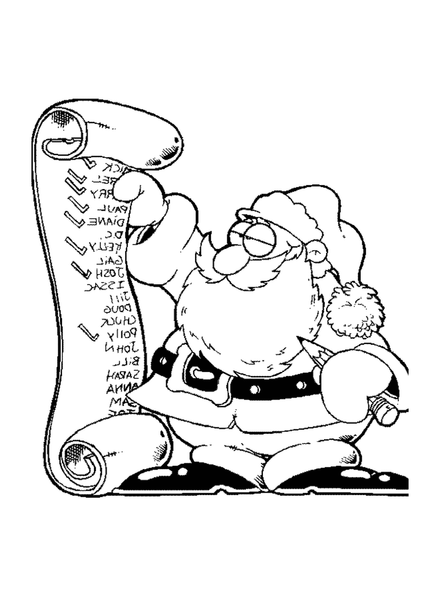  圣诞老人名单 