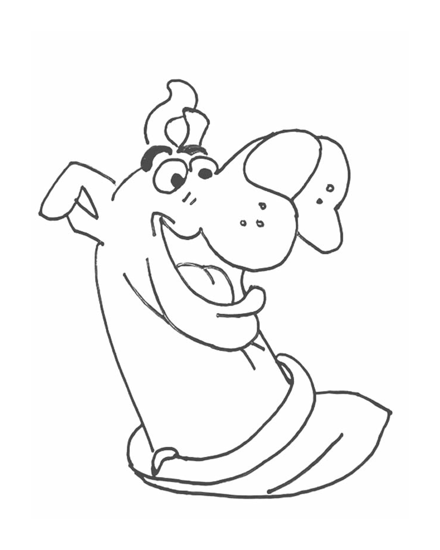  Um cão dos desenhos animados 
