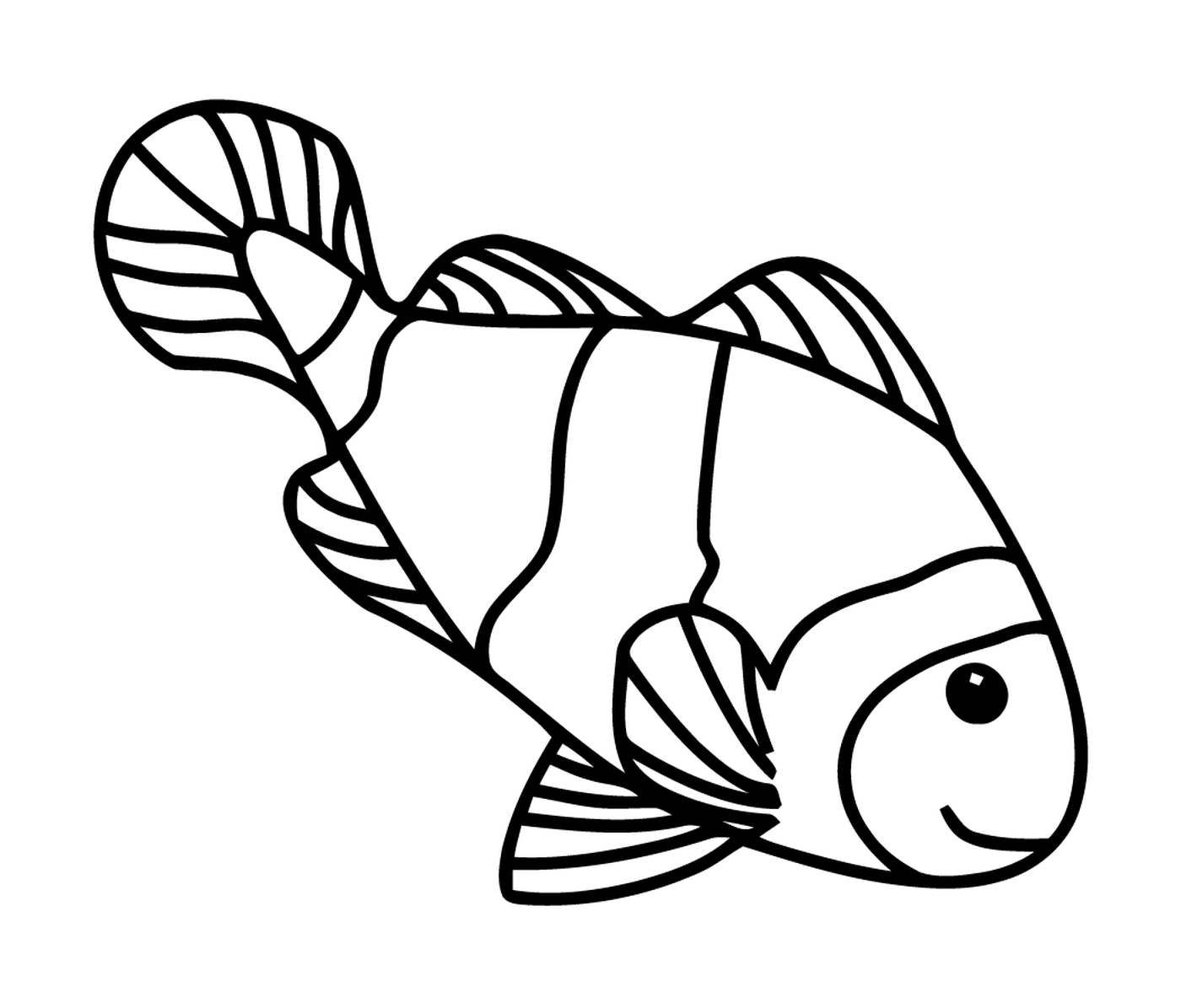  um peixe palhaço 