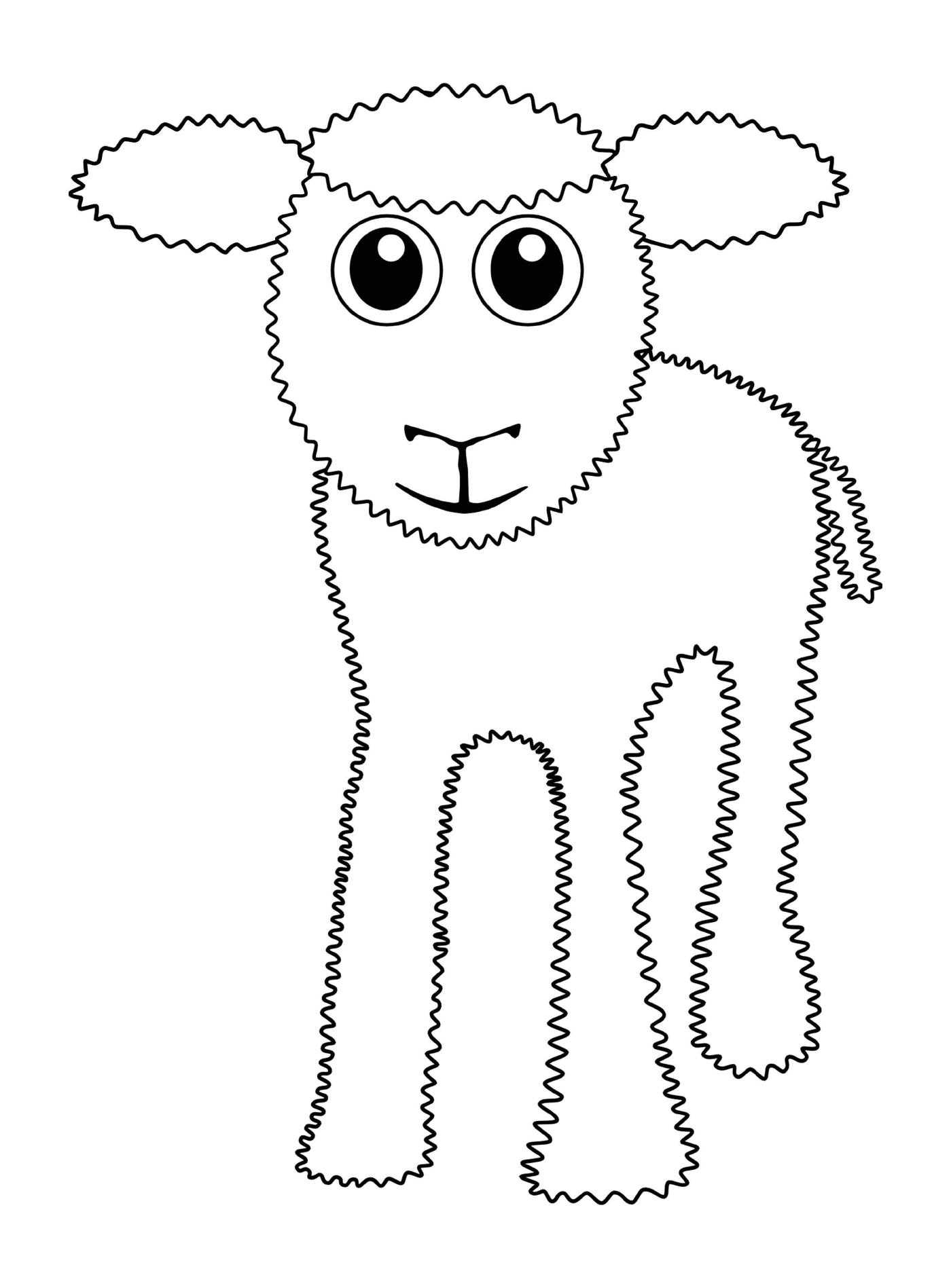  Pequena ovelha, tão adorável 