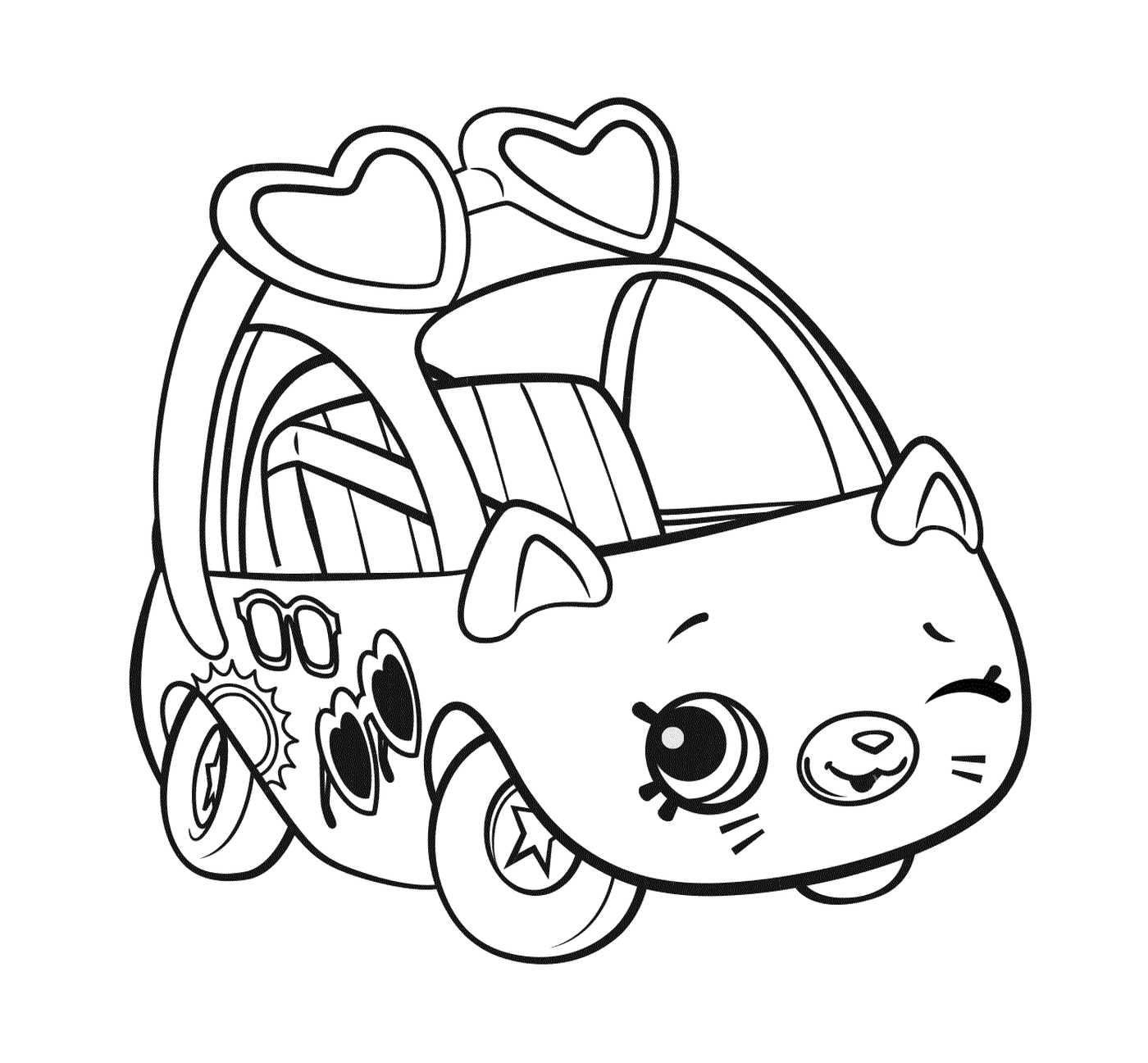  《阳光轿车》,Cutie Cars Shoppkins 作者:Cutie Cars Shoppkins 