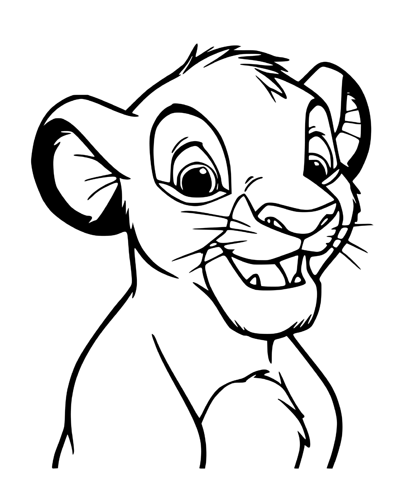  Simba, pequeno jogador de leão 