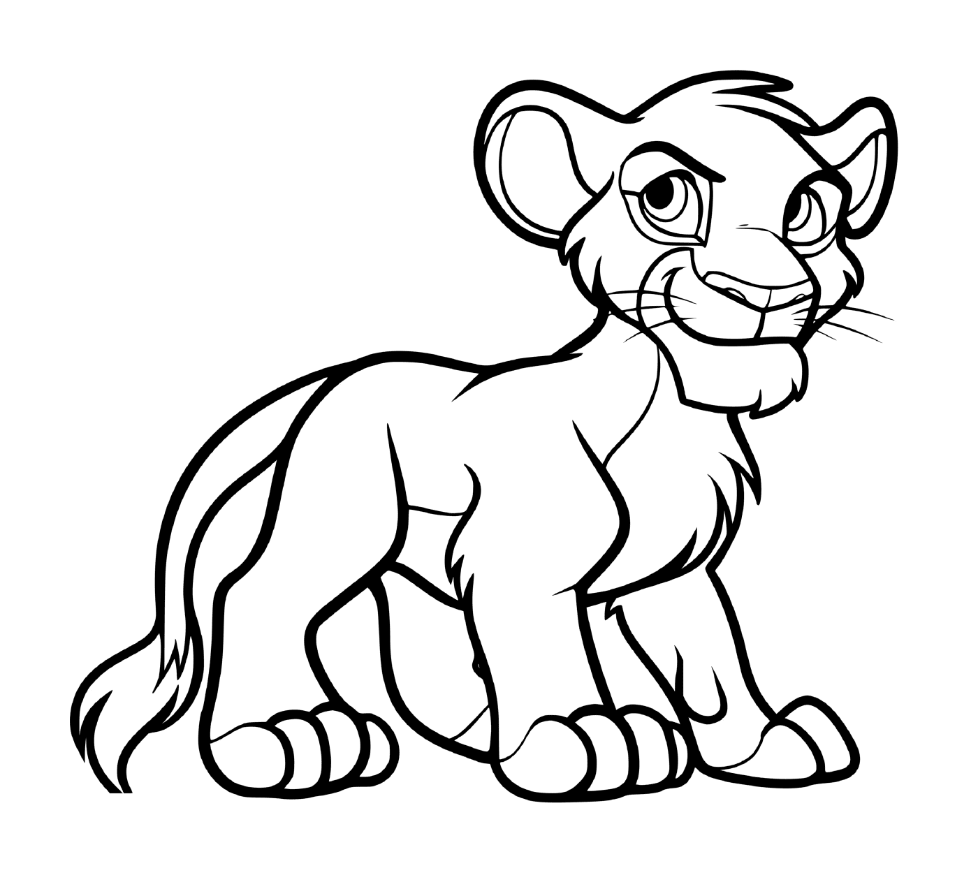  Simba, leão valente 