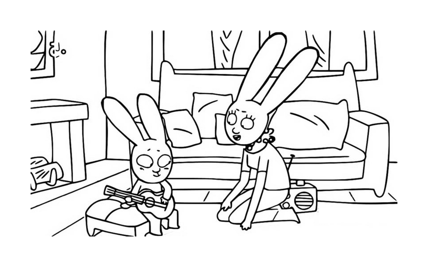  西蒙和兔子音乐家 