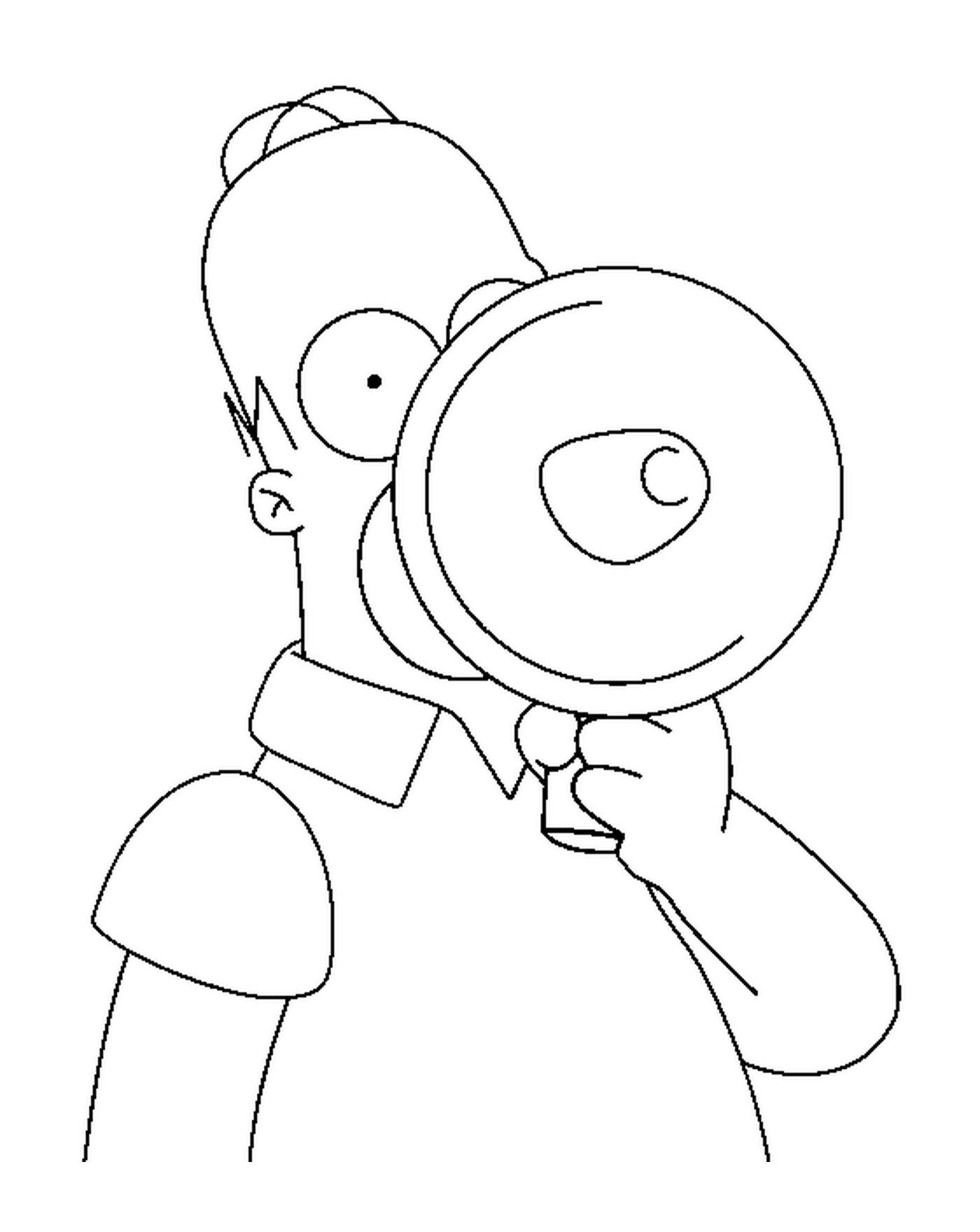  Homer com um orador 
