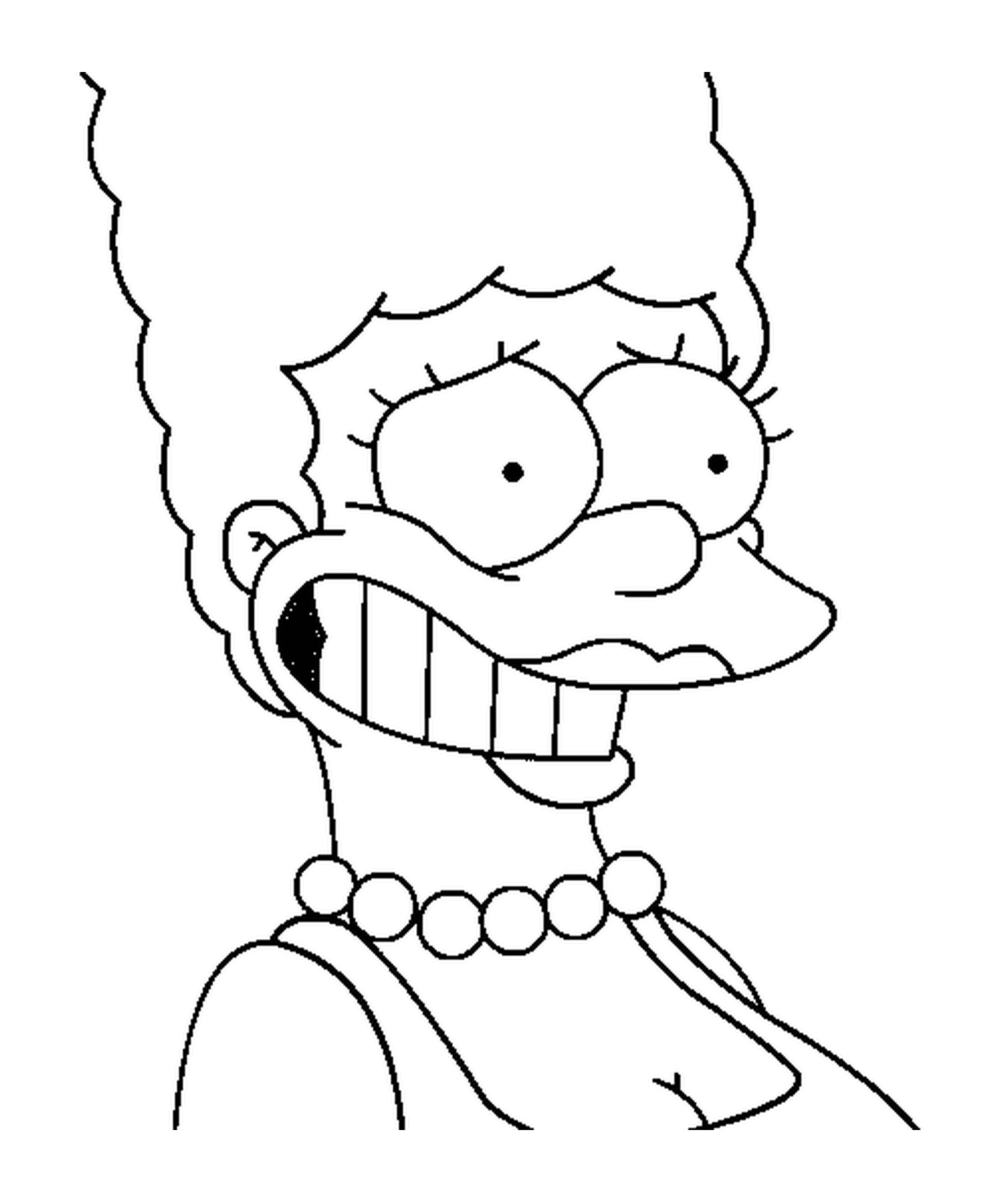  maquiagem Marge Simpson 