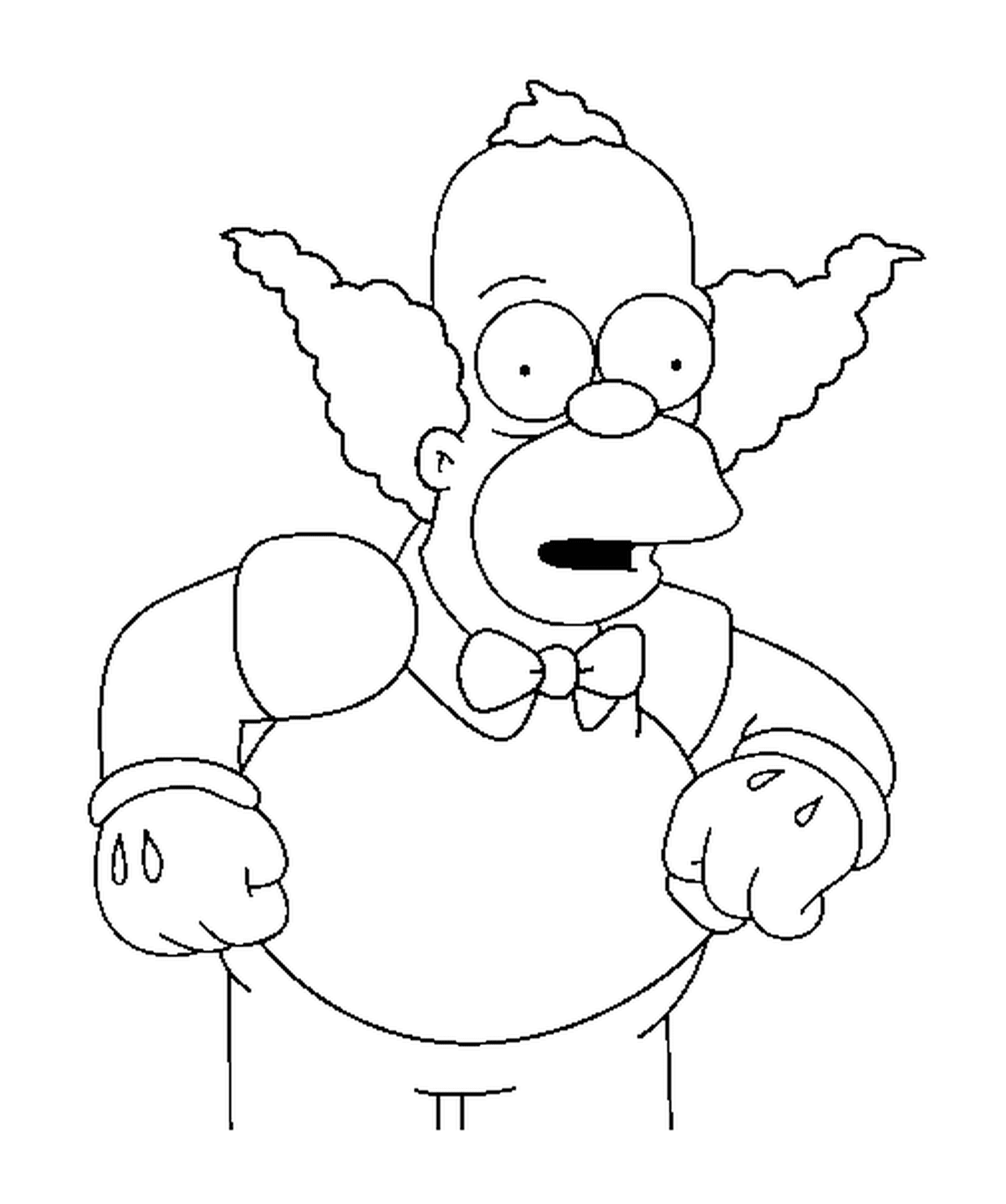  Krusty o palhaço Simpson 