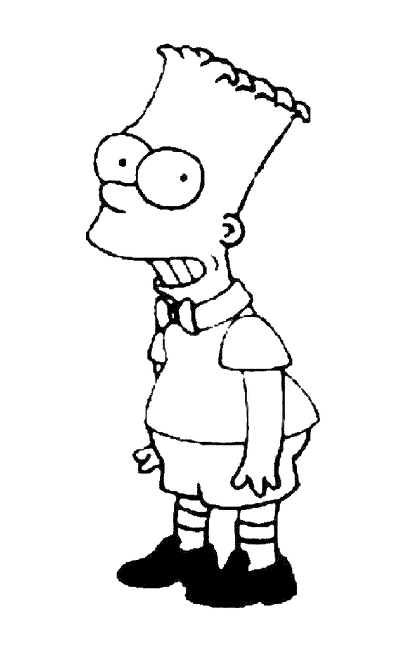  Bart como uma criança modelo, caráter dos Simpsons 