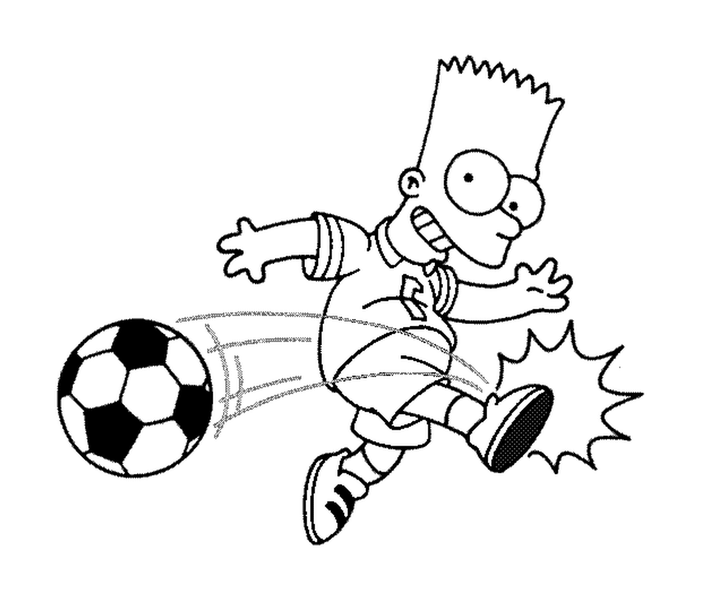  Bart bate uma bola 
