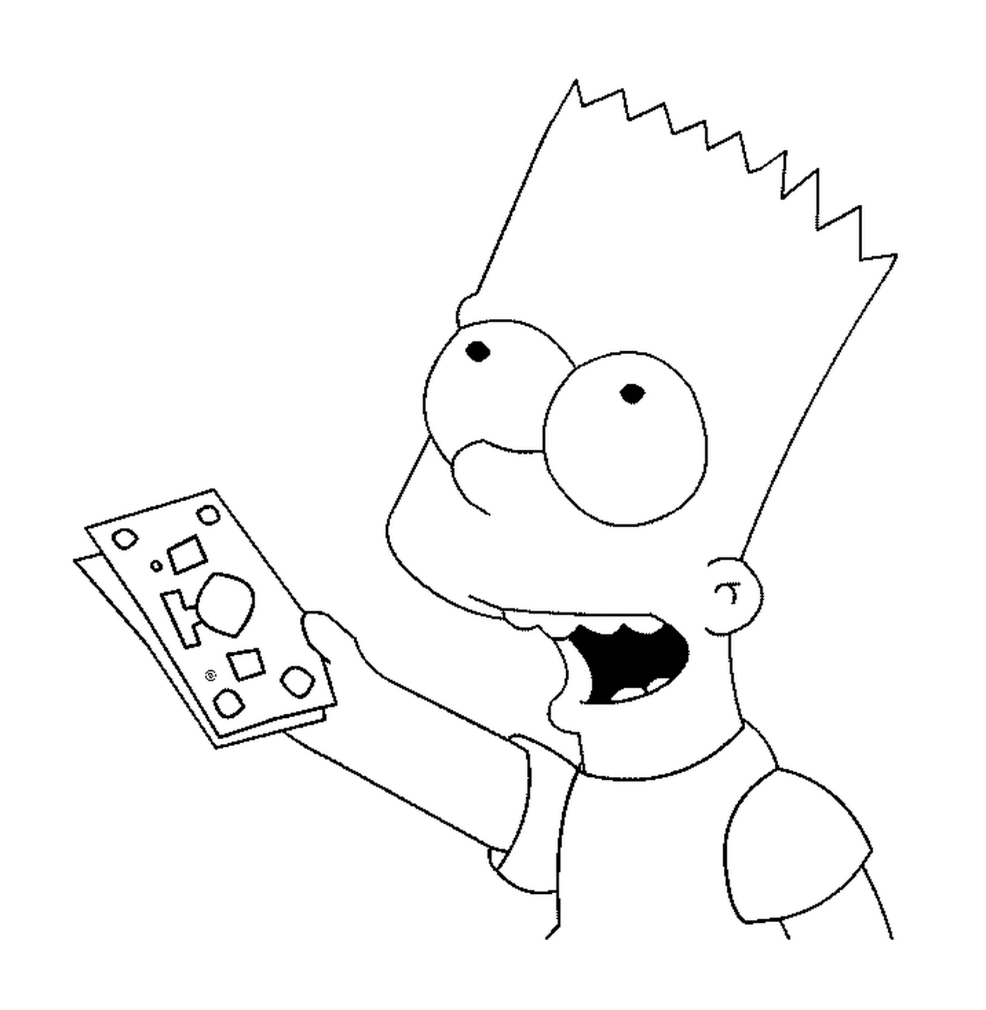  Bart tem notas de banco 