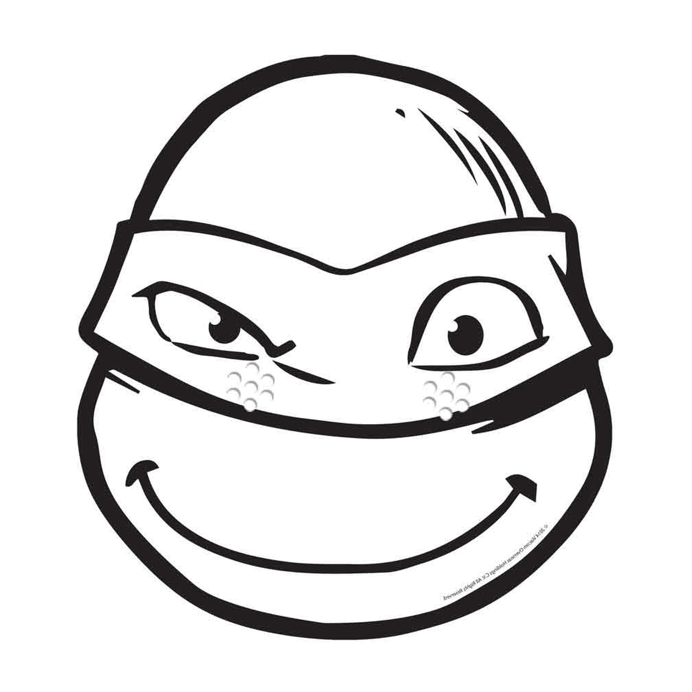  Tortue ninja sorrindo 